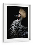 Grulla coronada dorada - Eiji Itoyama | Cuadro decorativo de Canvas Lab