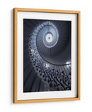 Gran escalera fría de caracol - Massimo Cuomo | Cuadro decorativo de Canvas Lab