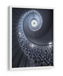 Gran escalera fría de caracol - Massimo Cuomo | Cuadro decorativo de Canvas Lab