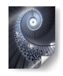Gran escalera fría de caracol - Massimo Cuomo | Cuadro decorativo de Canvas Lab