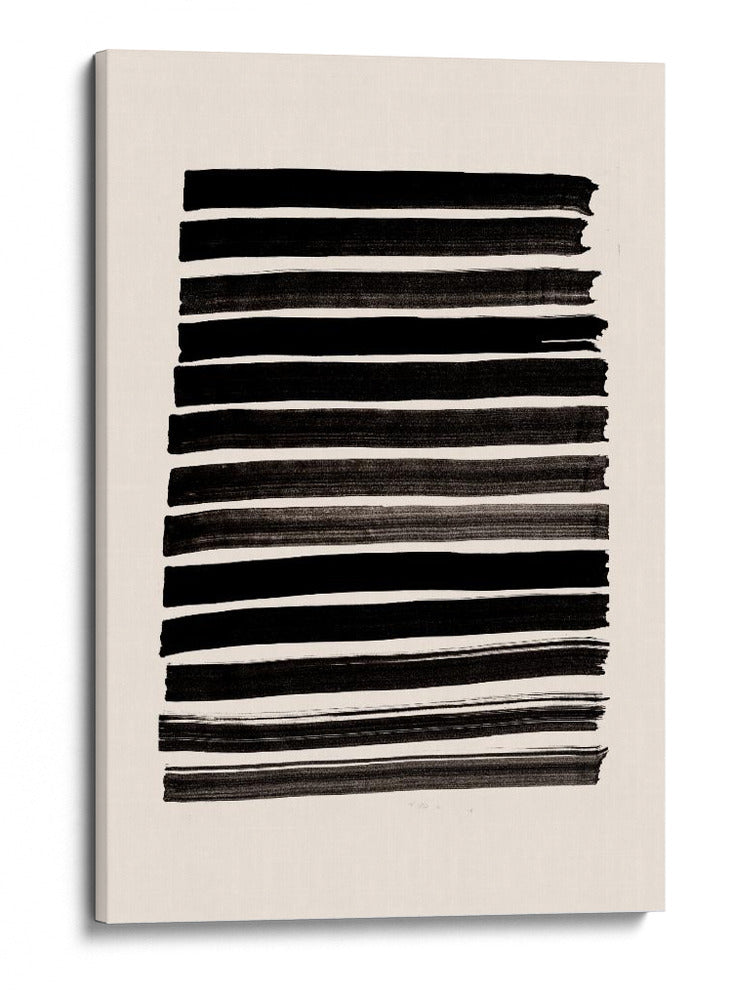 Líneas negras abstractas - Fluidys Studio II | Cuadro decorativo de Canvas Lab