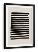 Líneas negras abstractas - Fluidys Studio II | Cuadro decorativo de Canvas Lab