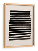 Líneas negras abstractas - Fluidys Studio II | Cuadro decorativo de Canvas Lab