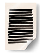Líneas negras abstractas - Fluidys Studio II | Cuadro decorativo de Canvas Lab