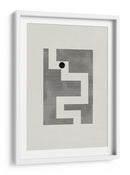 Laberinto minimalista de puntos - Fluidys Studio II | Cuadro decorativo de Canvas Lab