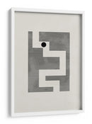 Laberinto minimalista de puntos - Fluidys Studio II | Cuadro decorativo de Canvas Lab