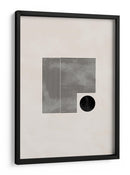 Líneas negras y círculo - Fluidys Studio II | Cuadro decorativo de Canvas Lab