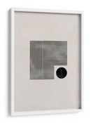 Líneas negras y círculo - Fluidys Studio II | Cuadro decorativo de Canvas Lab