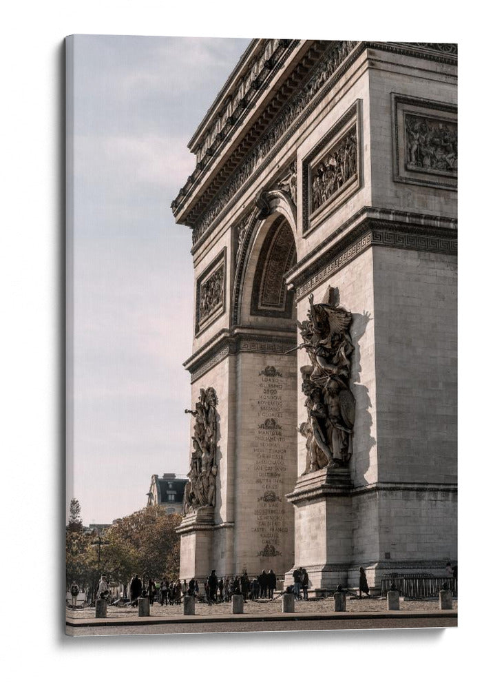 Magnánimo Arco del Triunfo de París - Fluidys Studio III | Cuadro decorativo de Canvas Lab