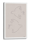 Palomas pacíficas volando - Fluidys Studio II | Cuadro decorativo de Canvas Lab