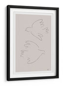 Palomas pacíficas volando - Fluidys Studio II | Cuadro decorativo de Canvas Lab
