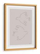 Palomas pacíficas volando - Fluidys Studio II | Cuadro decorativo de Canvas Lab