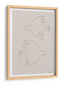 Palomas pacíficas volando - Fluidys Studio II | Cuadro decorativo de Canvas Lab