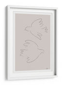 Palomas pacíficas volando - Fluidys Studio II | Cuadro decorativo de Canvas Lab