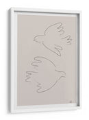 Palomas pacíficas volando - Fluidys Studio II | Cuadro decorativo de Canvas Lab