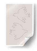 Palomas pacíficas volando - Fluidys Studio II | Cuadro decorativo de Canvas Lab