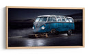 Noche de furgoneta azul vintage - Petri Damsten | Cuadro decorativo de Canvas Lab