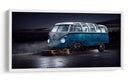 Noche de furgoneta azul vintage - Petri Damsten | Cuadro decorativo de Canvas Lab