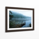 Muelle del lago brumoso - Christian Lindsten | Cuadro decorativo de Canvas Lab