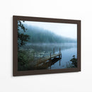 Muelle del lago brumoso - Christian Lindsten | Cuadro decorativo de Canvas Lab