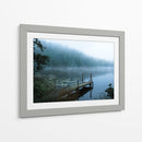 Muelle del lago brumoso - Christian Lindsten | Cuadro decorativo de Canvas Lab