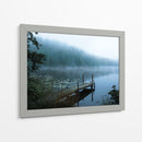 Muelle del lago brumoso - Christian Lindsten | Cuadro decorativo de Canvas Lab