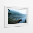 Muelle del lago brumoso - Christian Lindsten | Cuadro decorativo de Canvas Lab
