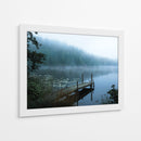 Muelle del lago brumoso - Christian Lindsten | Cuadro decorativo de Canvas Lab