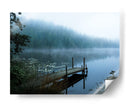 Muelle del lago brumoso - Christian Lindsten | Cuadro decorativo de Canvas Lab
