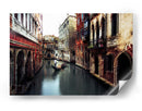Paseo por los canales de Venecia con un ambiente melancólico. - Carmine Chiriaco | Cuadro decorativo de Canvas Lab