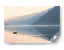 Lago de la montaña brumosa - Gustav Davidsson | Cuadro decorativo de Canvas Lab