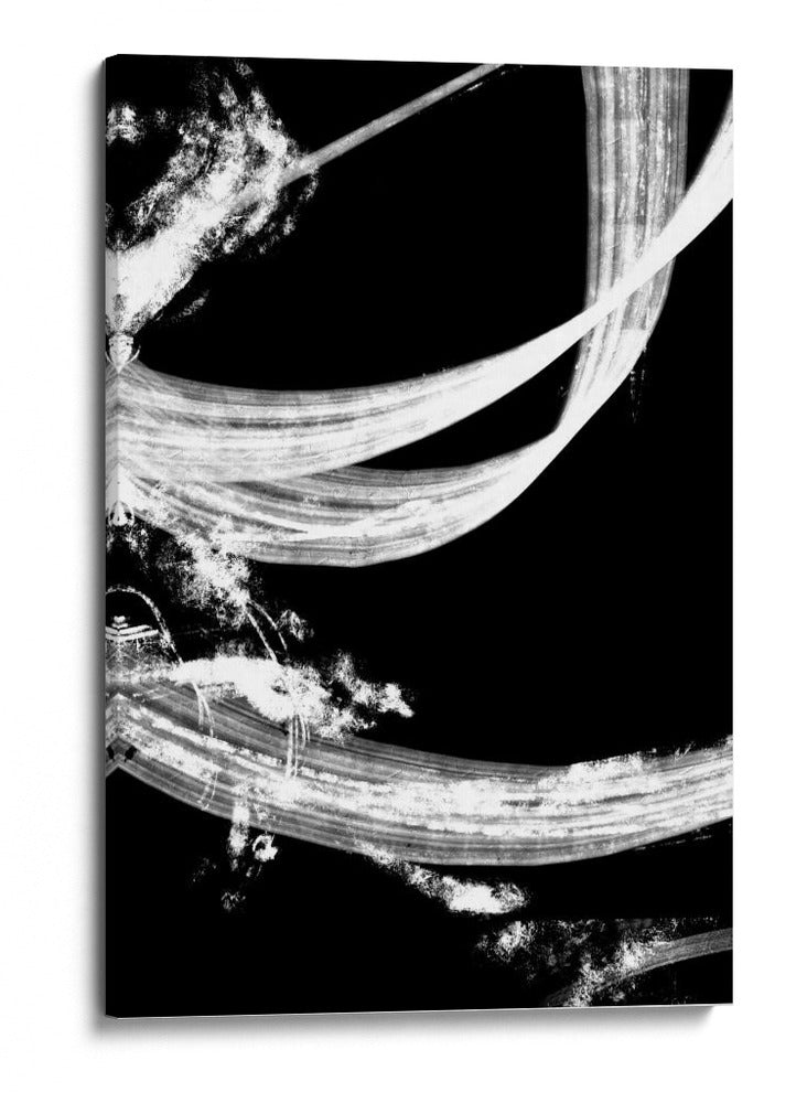 Trazos blancos dinámicos - Fluidys Studio II | Cuadro decorativo de Canvas Lab