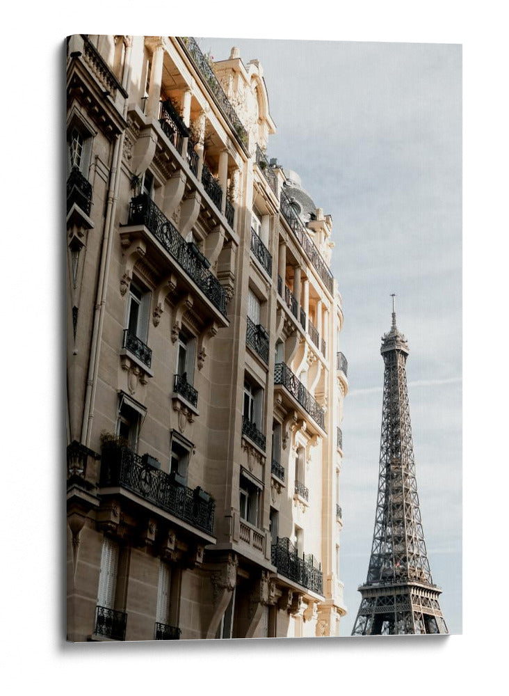 Vista de la Torre Eiffel de París - Fluidys Studio III | Cuadro decorativo de Canvas Lab