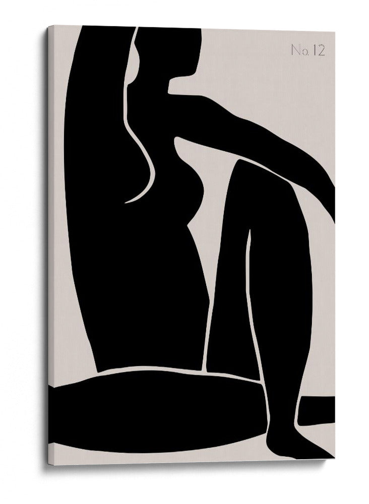 Silueta femenina y elegante - Fluidys Studio II | Cuadro decorativo de Canvas Lab