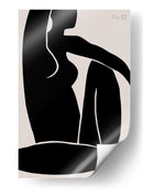Silueta femenina y elegante - Fluidys Studio II | Cuadro decorativo de Canvas Lab