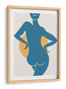 Silueta femenina abstracta de frente al sol - Fluidys Studio II | Cuadro decorativo de Canvas Lab