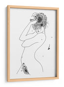Trazos de mujer en flor natural - Fluidys Studio II | Cuadro decorativo de Canvas Lab