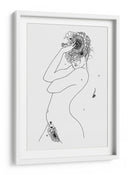 Trazos de mujer en flor natural - Fluidys Studio II | Cuadro decorativo de Canvas Lab