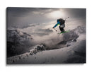 Salto de esquí de montaña épico - Sandi Bertoncelj | Cuadro decorativo de Canvas Lab