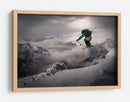 Salto de esquí de montaña épico - Sandi Bertoncelj | Cuadro decorativo de Canvas Lab
