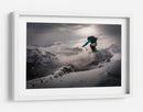 Salto de esquí de montaña épico - Sandi Bertoncelj | Cuadro decorativo de Canvas Lab