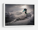 Salto de esquí de montaña épico - Sandi Bertoncelj | Cuadro decorativo de Canvas Lab