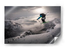 Salto de esquí de montaña épico - Sandi Bertoncelj | Cuadro decorativo de Canvas Lab