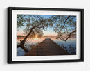 Serena puesta de sol sobre el lago - Keller | Cuadro decorativo de Canvas Lab