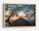 Serena puesta de sol sobre el lago - Keller | Cuadro decorativo de Canvas Lab