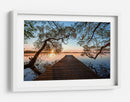 Serena puesta de sol sobre el lago - Keller | Cuadro decorativo de Canvas Lab