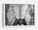 Vista hacia arriba del puente de Brooklyn - Twenty Eight | Cuadro decorativo de Canvas Lab