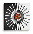 Tenedores de fresa contrastantes - Mike Melnotte | Cuadro decorativo de Canvas Lab