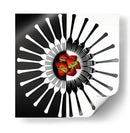 Tenedores de fresa contrastantes - Mike Melnotte | Cuadro decorativo de Canvas Lab