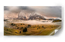 Valle de la montaña brumosa - Marian Kuric QEP | Cuadro decorativo de Canvas Lab